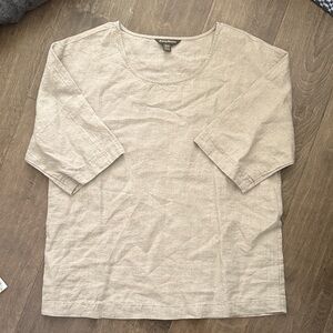 Tommy Bahama oversized linen top